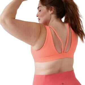 Athleta 1x D DD cup sunset glow Exhale Bra sports fitness exercise athleisure